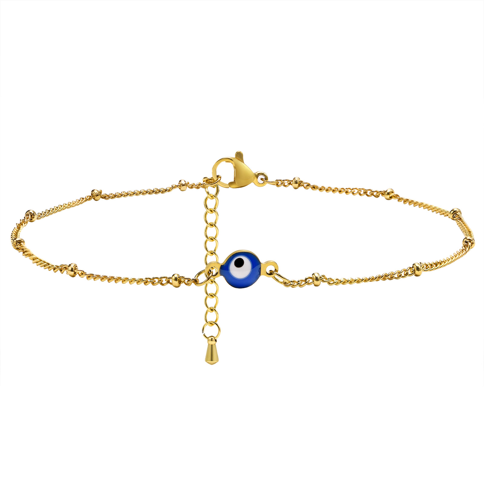 Jc Jewelry & Watches - Evil Eye Anklet Bracelet on Leg