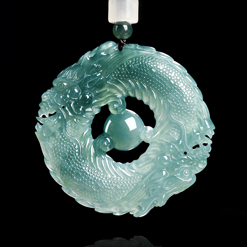 Jewelry & Watches Review - Natural Real Emerald Blue Water Jade