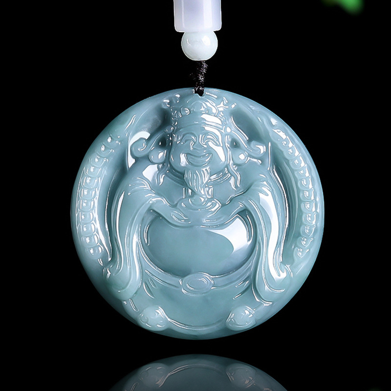 Jewelry & Watches Review - Burmese Jadeite God of Wealth Pendant