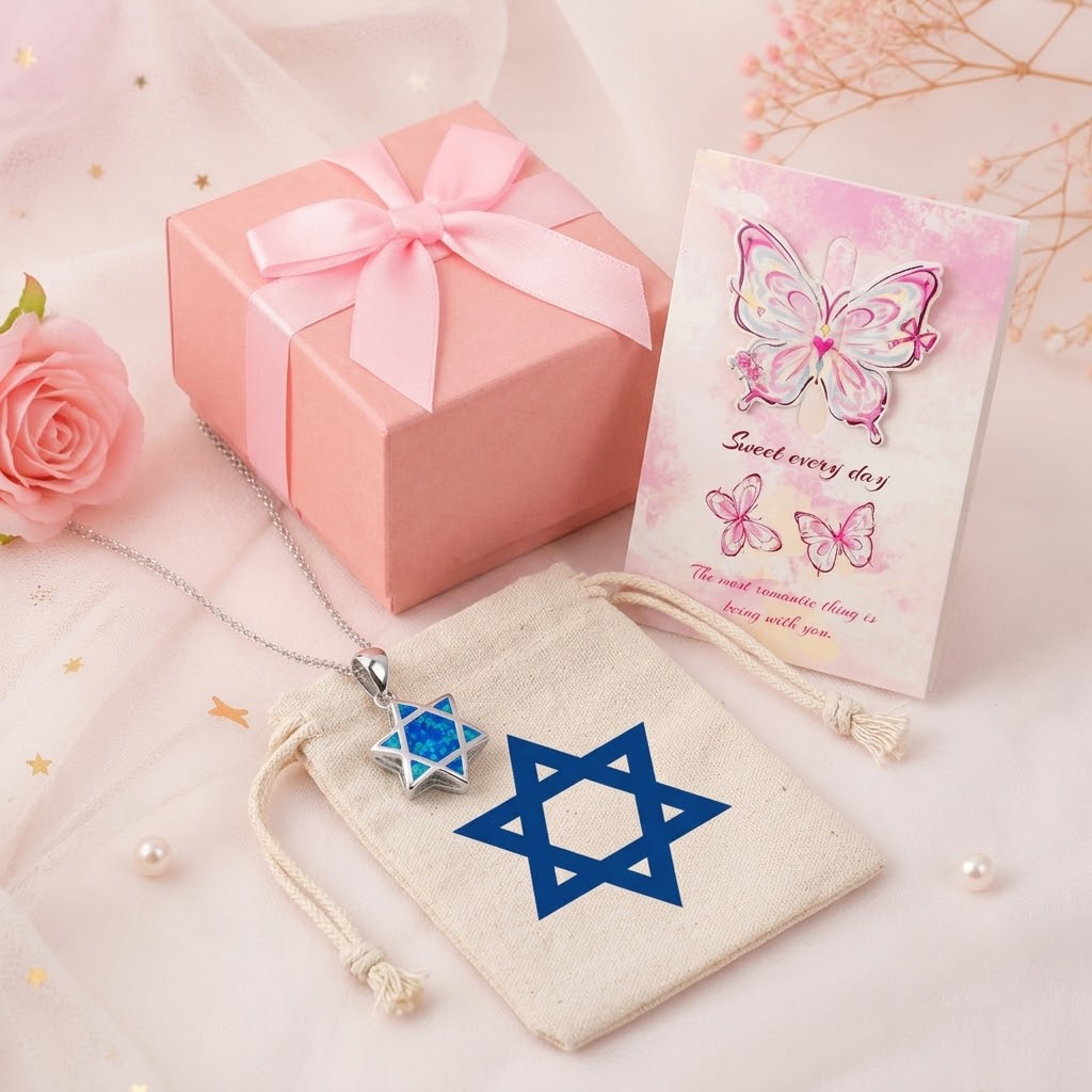 Jewelry & Watches Review - Star of David Opal Pendant Necklace