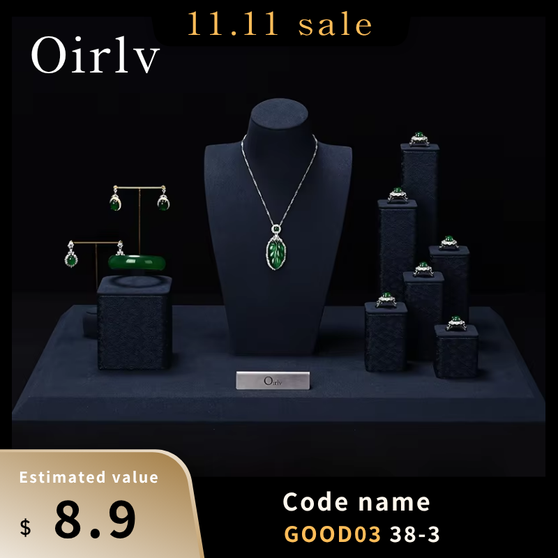 Oirlv Blue Jewelry Display Set - Jewelry Shop Watches ulasan dan harga