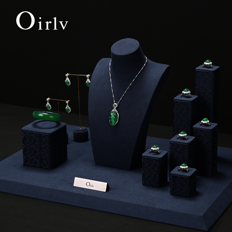 Oirlv Blue Jewelry Display Set - Jewelry Shop Watches ulasan dan harga