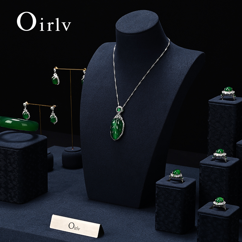 Oirlv Blue Jewelry Display Set - Jewelry Shop Watches ulasan dan harga