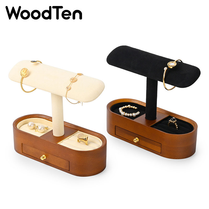 WoodTen Watch Display Stand wi - Jewelry Organizer Watches ulasan dan harga