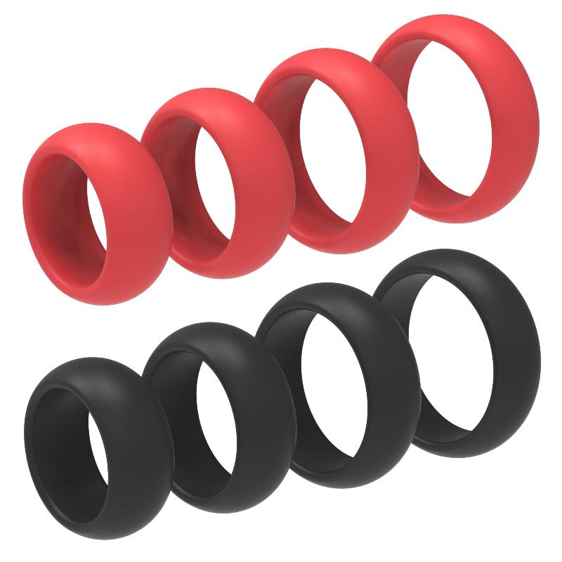 4Pcs Silicone Penis Ring Set f - Couple Ring Set ulasan dan harga