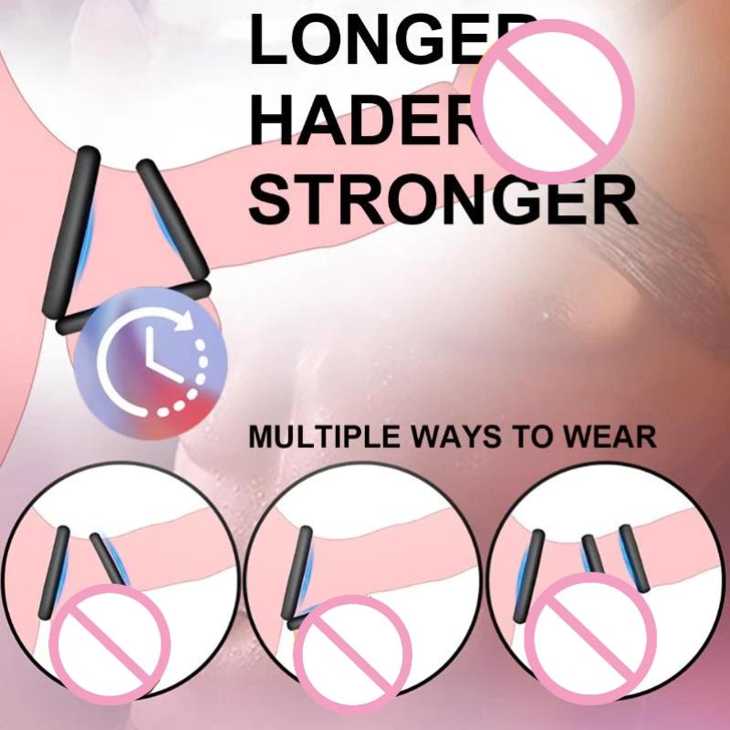 4Pcs Silicone Penis Ring Set f - Couple Ring Set ulasan dan harga