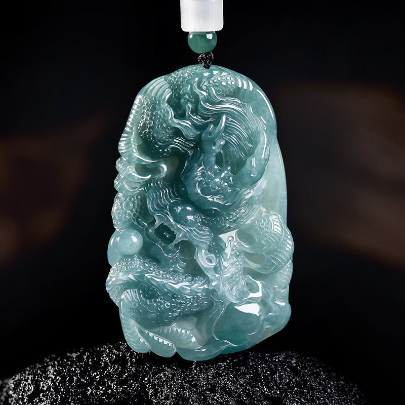 Natural Burmese Jadeite Dragon - Jewelry & Watches Review ulasan dan harga