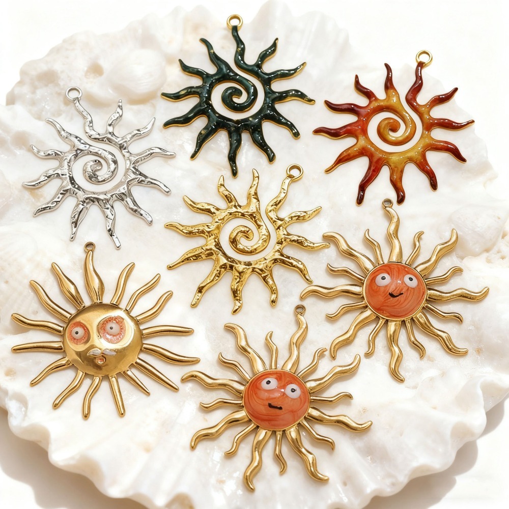 5PCS Stainless Steel Vintage S - Moon Star Earrings ulasan dan harga