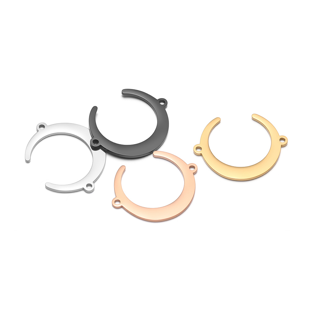 5pcs Stainless Steel Moon Pend - Moon Star Earrings ulasan dan harga