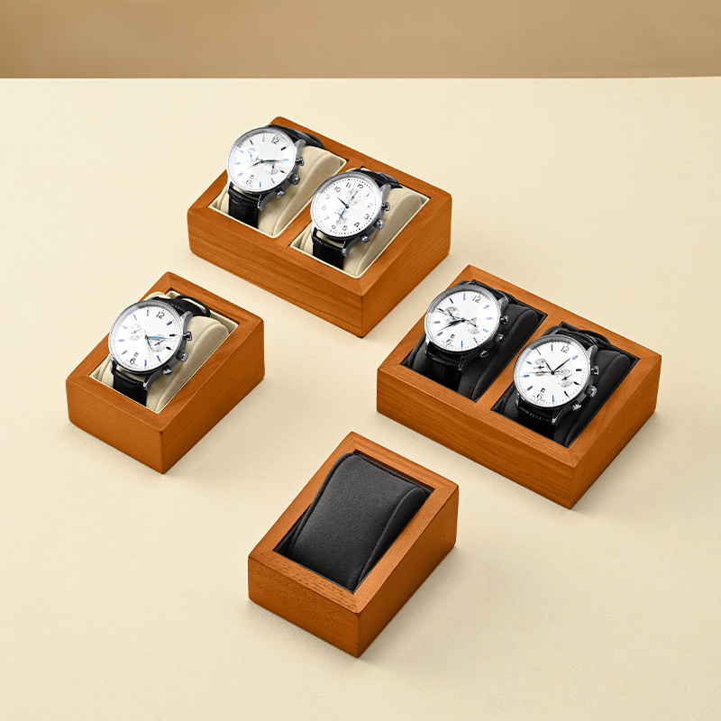 MISHITU Solid Wood Watch Stora - Jewelry Box With Watches ulasan dan harga