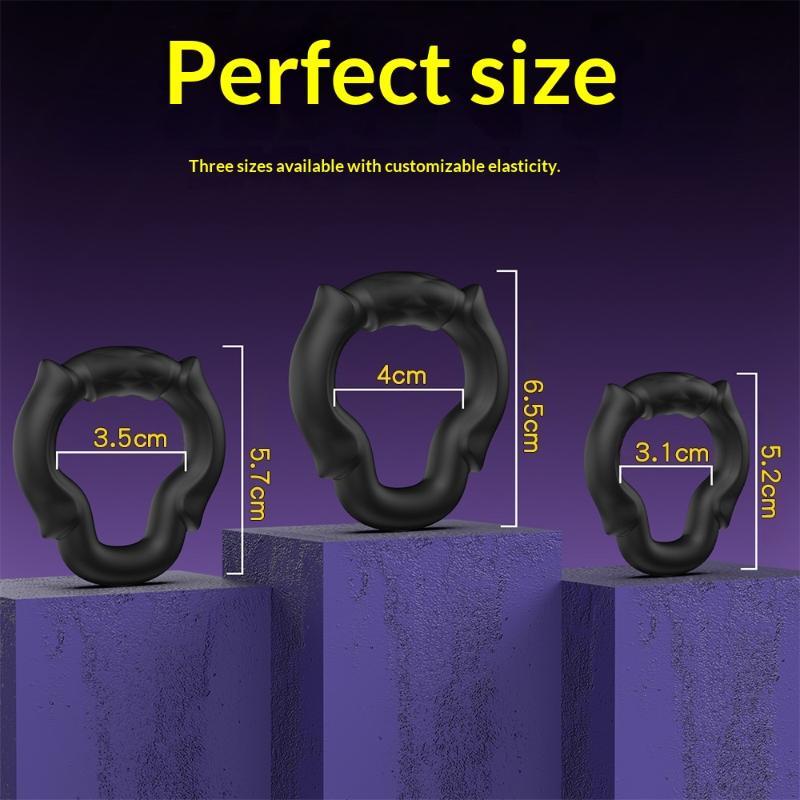 3pcs/Set Stretchy Cock Rings f - Couple Ring Set ulasan dan harga