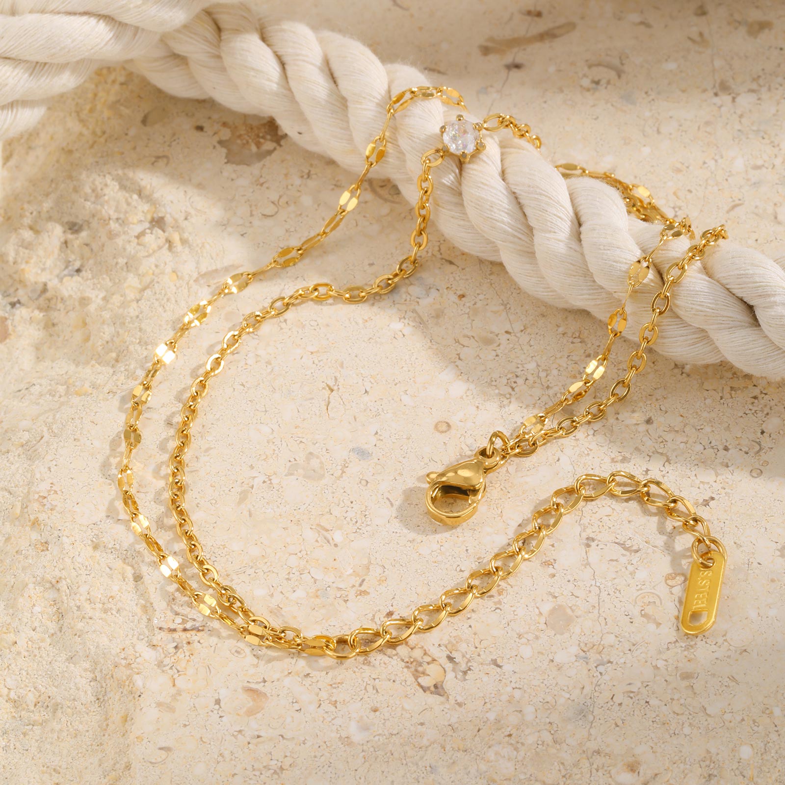 Waterproof Layered Anklet Brac - Jc Jewelry & Watches ulasan dan harga
