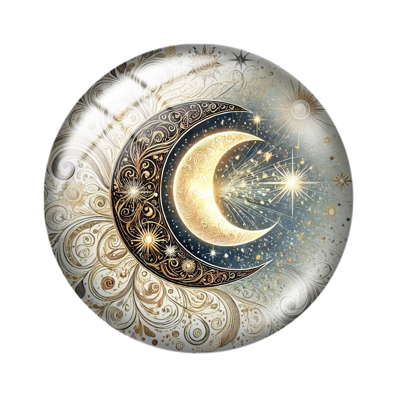Mystic Star Moon  12/18/20/25m - Moon Star Earrings ulasan dan harga