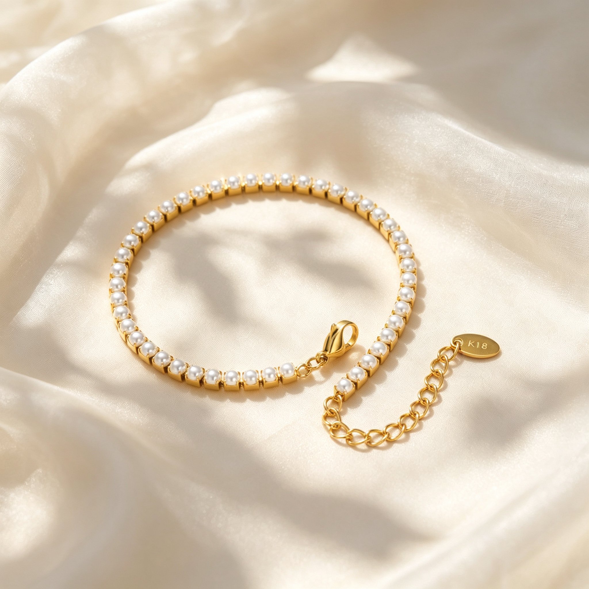 Elegant Imitation Pearl Ankle  - Jc Jewelry & Watches ulasan dan harga