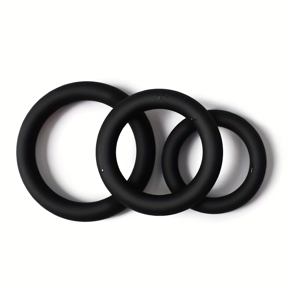 3PCS Silicone Penis Rings Set  - Couple Ring Set ulasan dan harga