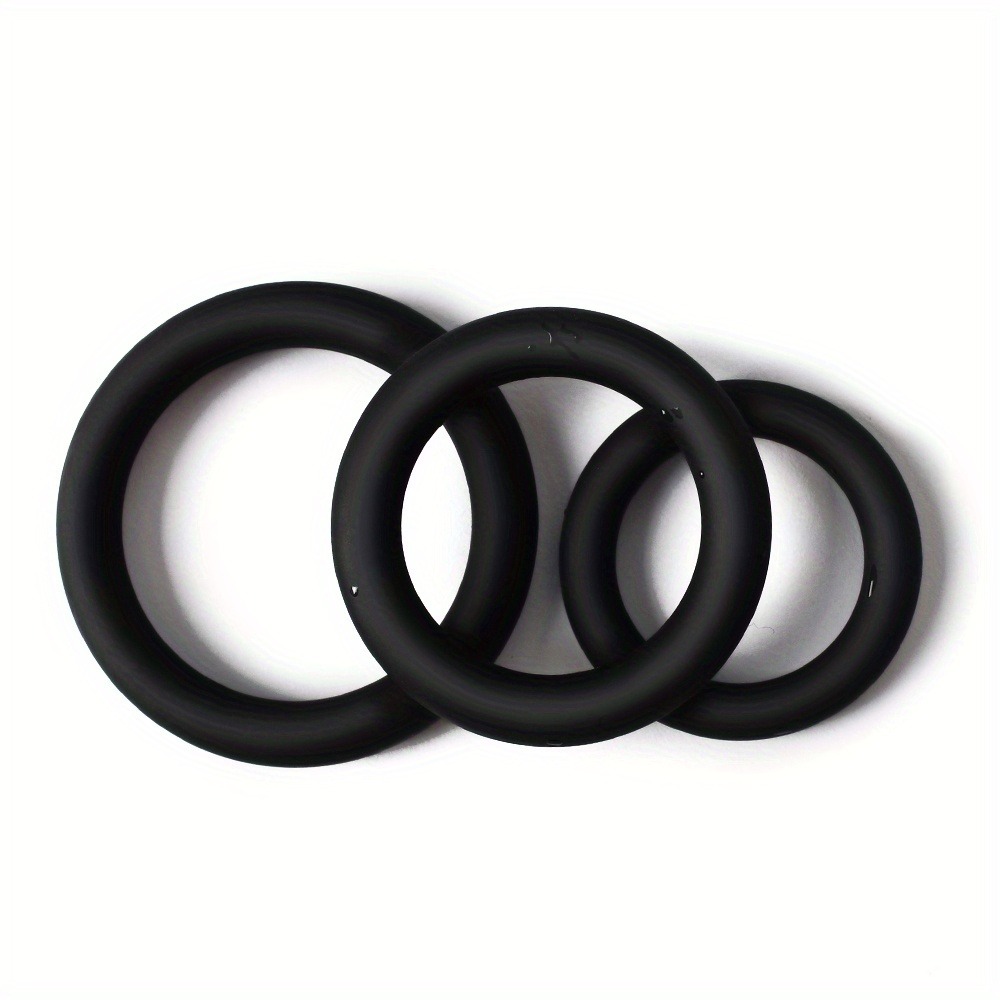 3PCS Silicone Penis Rings Set  - Couple Ring Set ulasan dan harga