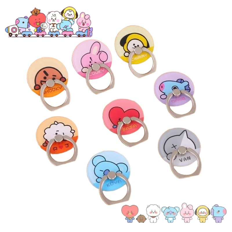 BT21 cartoon cute strong adhes - Couple Ring Set ulasan dan harga