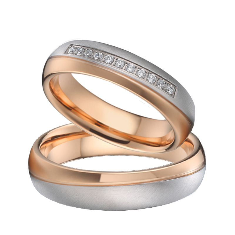 Designer Handmade 18K Rose Gol - Couple Ring Set ulasan dan harga