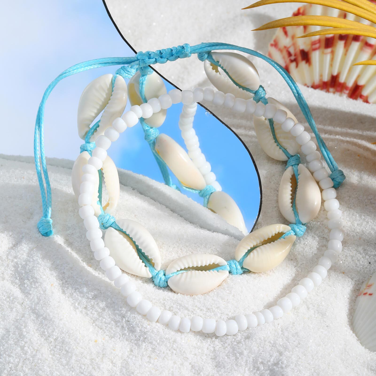 Cowrie Shell Ankle Bracelet fo - Jc Jewelry & Watches ulasan dan harga