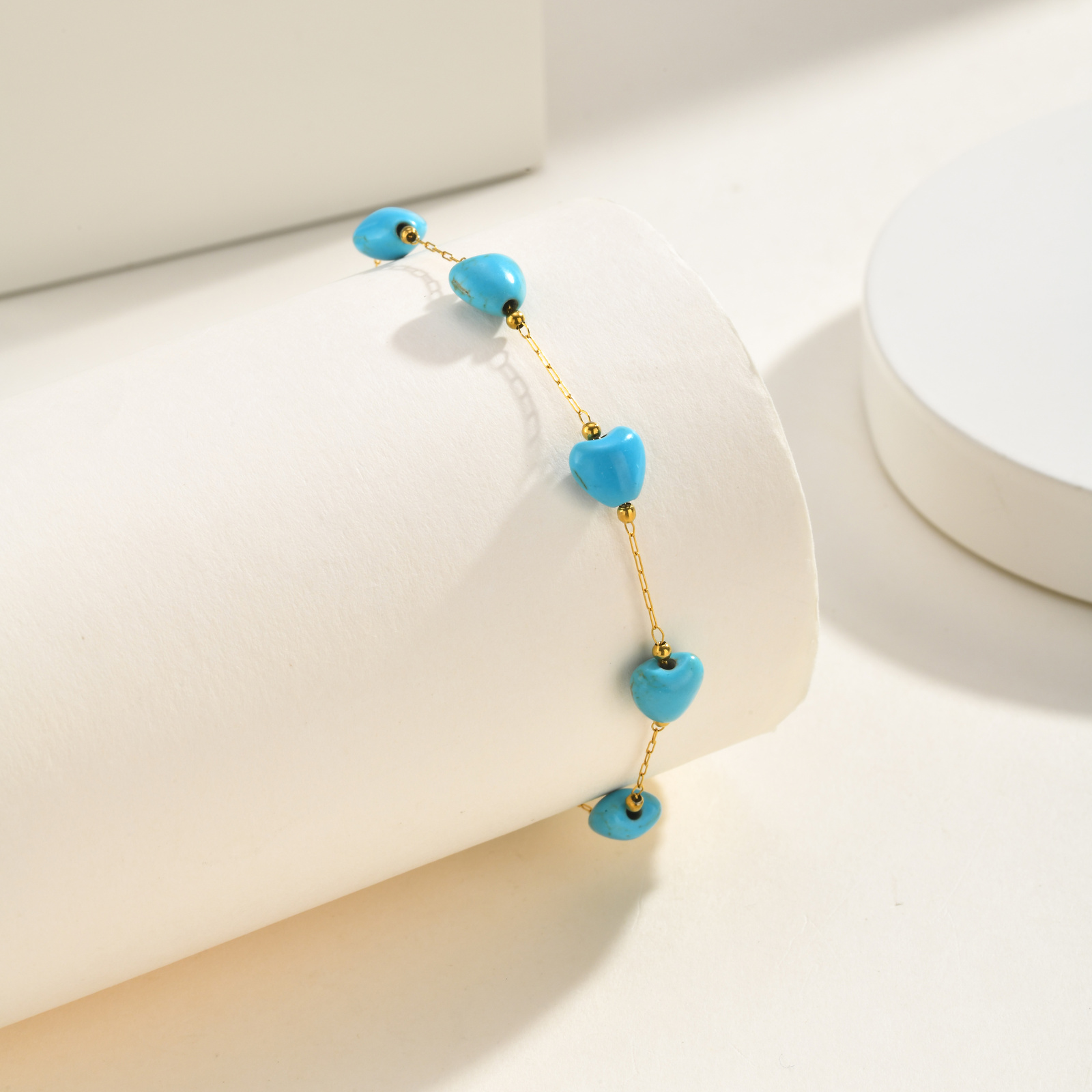 Turquoise Heart Anklet, Women' - Jc Jewelry & Watches ulasan dan harga