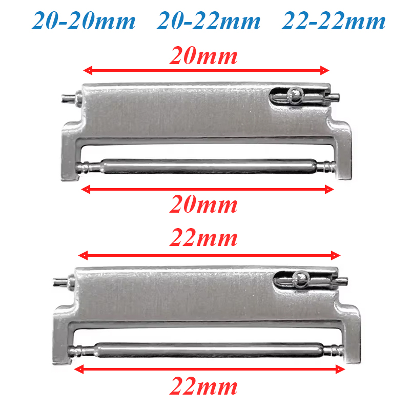2pcs Watch Band Adapters 20mm  - Jewelry Stores Watches ulasan dan harga
