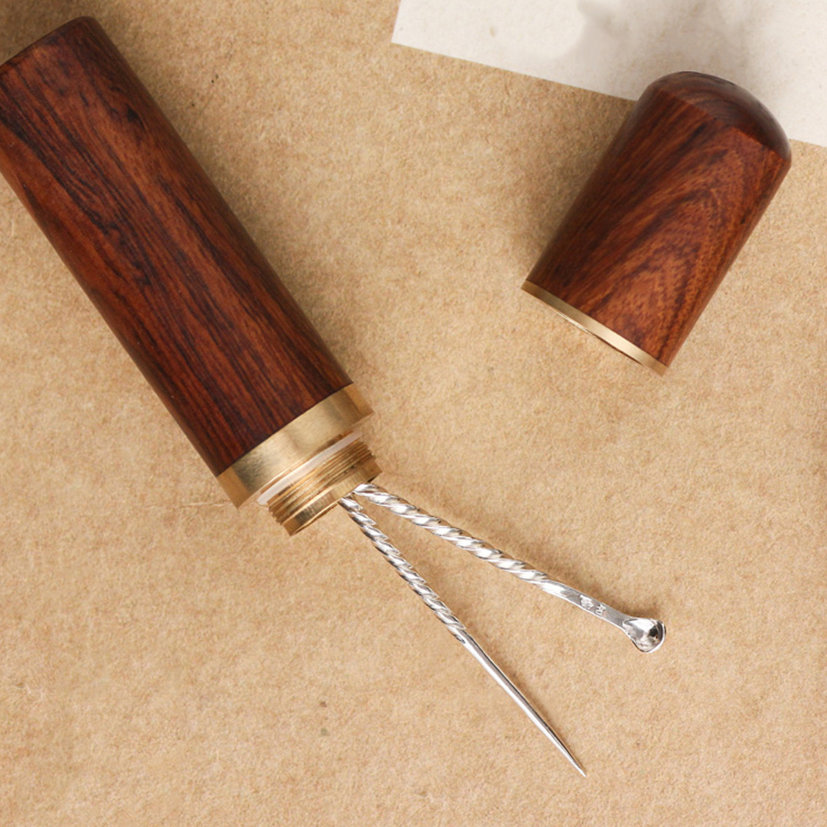 2Pcs Wooden Needle Storage Box - Jewelry Box With Watches ulasan dan harga
