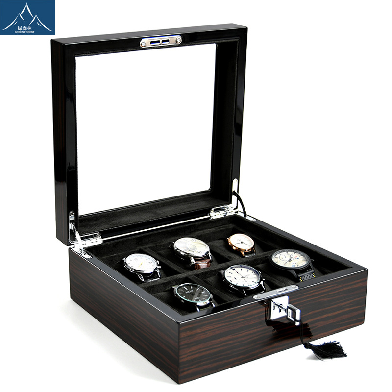 Hxl wooden piano lacquer multi - Jewelry Box With Watches ulasan dan harga