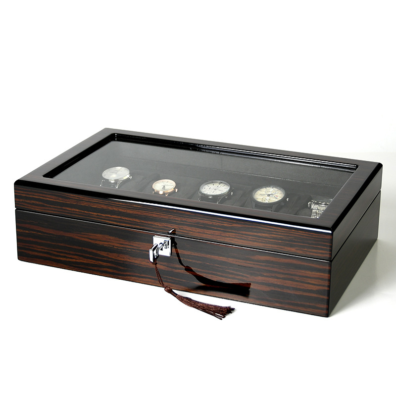 Hxl wooden piano lacquer multi - Jewelry Box With Watches ulasan dan harga
