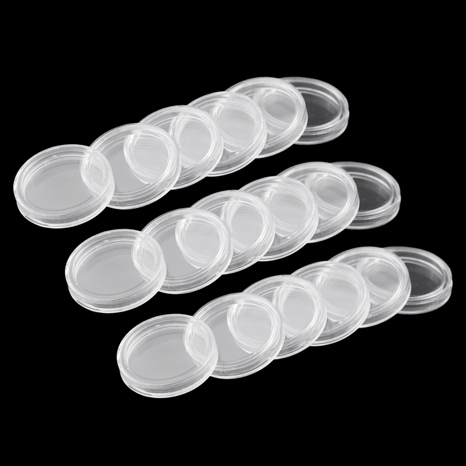 100 Pieces 23mm Clear Round Pl - Collectors Coins Jewelry & Watches Of Smithtown Photos ulasan dan harga