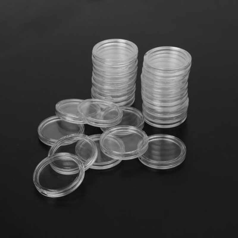 100 Clear Round Coin Holders 3 - Collectors Coins Jewelry & Watches Of Smithtown Photos ulasan dan harga