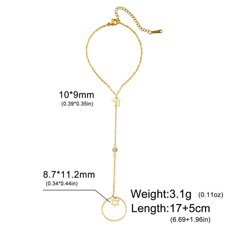 Jewish Star of David Hebrew Le - Jewelry & Watches Review ulasan dan harga
