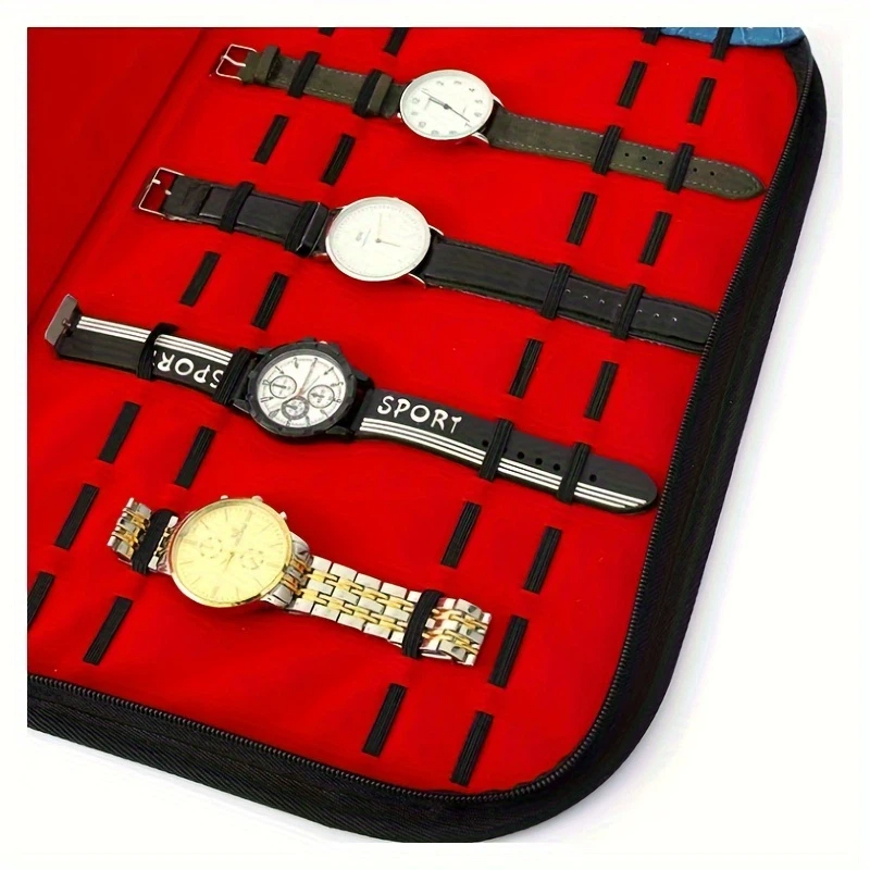 20 Slots Watch Storage Bag Con - Jewelry Box With Watches ulasan dan harga