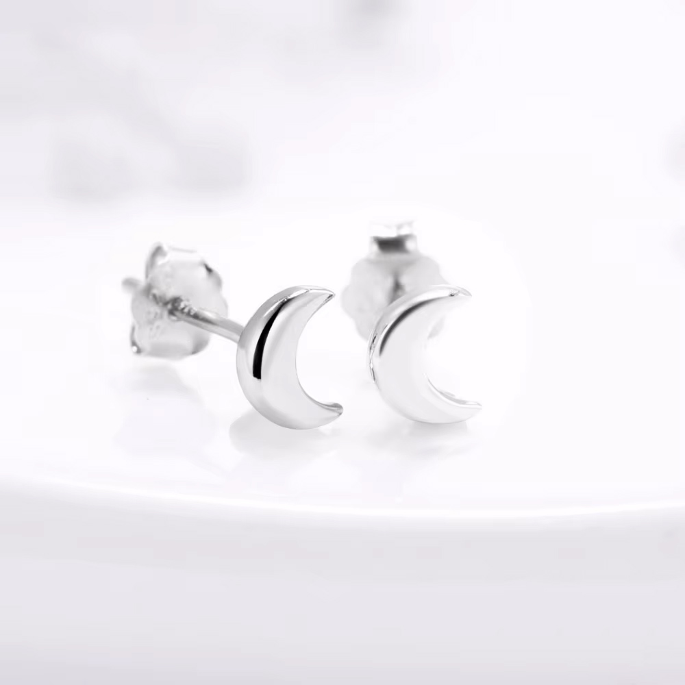 Modian New 2026 Solid 925 Ster - Moon Star Earrings ulasan dan harga