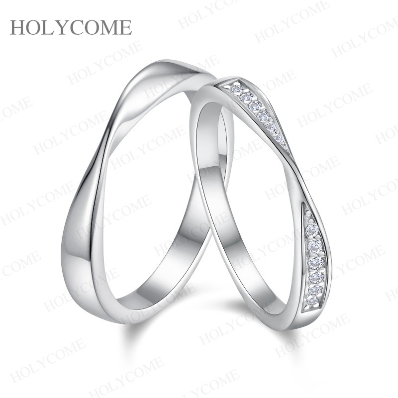 Moissanite Couple Rings 925 St - Couple Ring Set ulasan dan harga