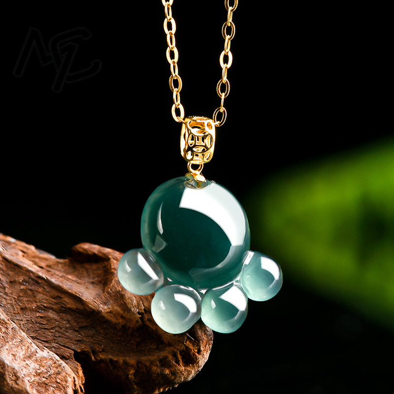 Natural Real Emerald Blue Wate - Jewelry & Watches Review ulasan dan harga