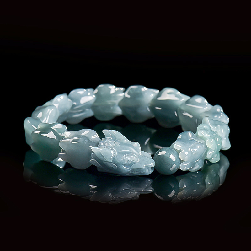 Blue Burmese Jadeite Dragon Br - Jewelry & Watches Review ulasan dan harga