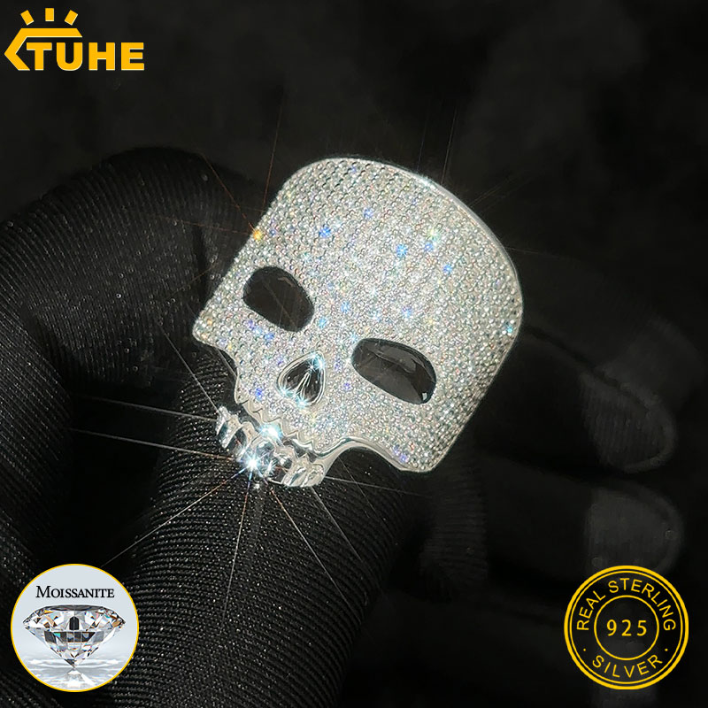 TUHE Unisex 925 Silver Skeleto - Couple Ring Set ulasan dan harga