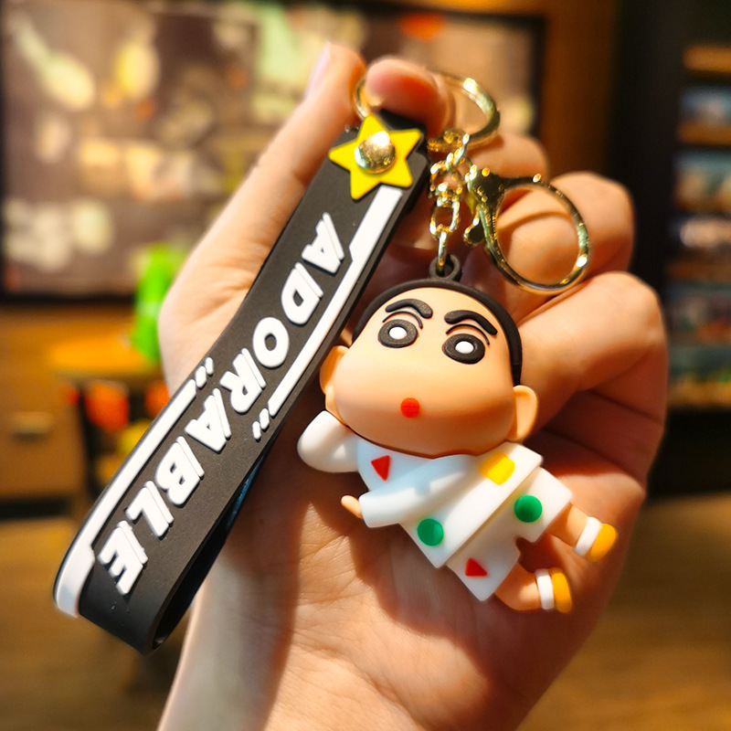 New cartoon cute wax Shin-chan - Couple Ring Set ulasan dan harga