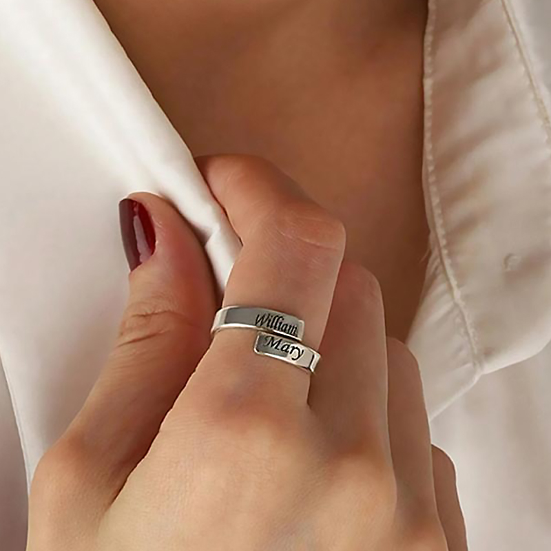 Stainless Steel Dating Ring Wo - Couple Ring Set ulasan dan harga