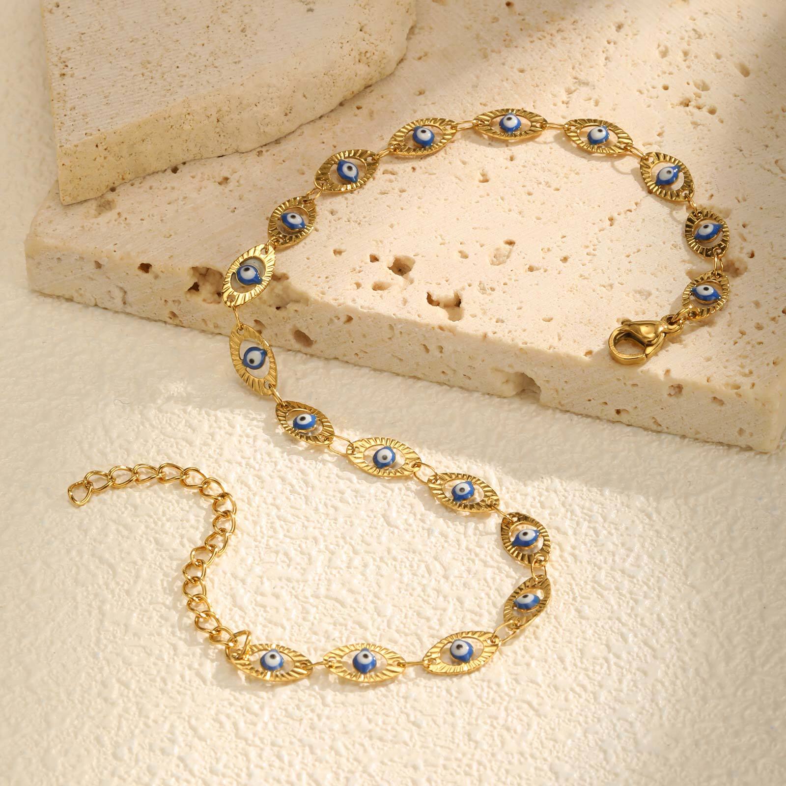 Evil Eye Anklet Bracelet for W - Jc Jewelry & Watches ulasan dan harga