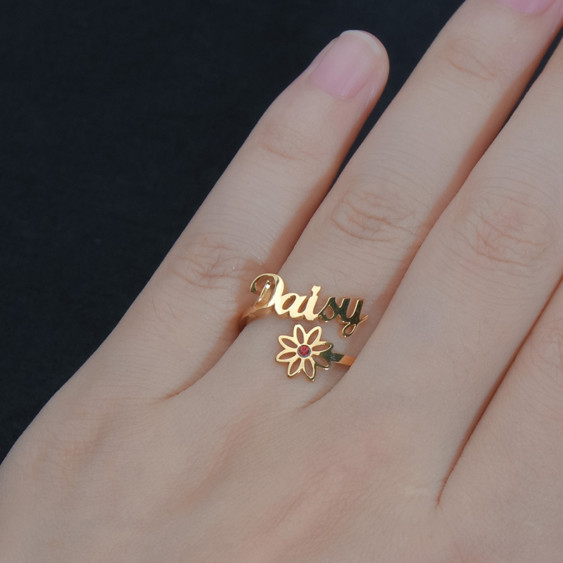 36 Styles Custom Name Ring For - Couple Ring Set ulasan dan harga