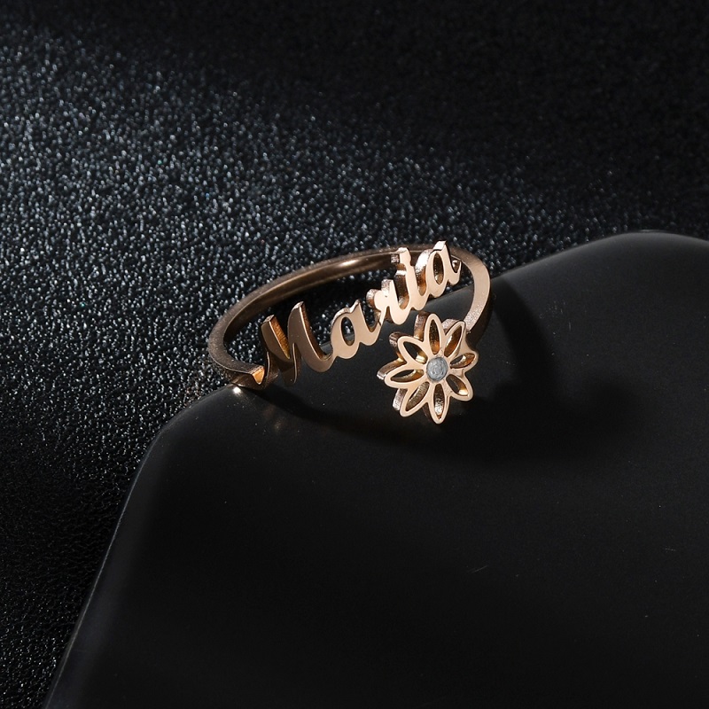 36 Styles Custom Name Ring For - Couple Ring Set ulasan dan harga
