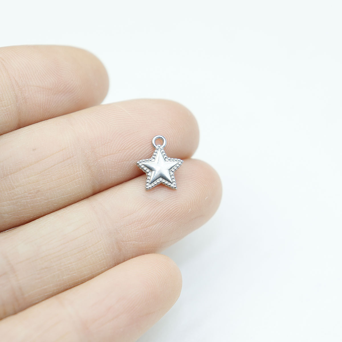 5pcs Casting Stainless Steel S - Moon Star Earrings ulasan dan harga