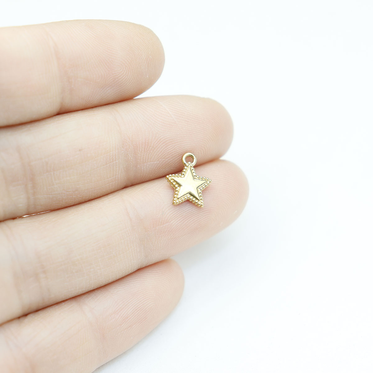 5pcs Casting Stainless Steel S - Moon Star Earrings ulasan dan harga